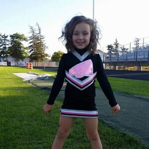 Girls Cheer Liner Black or White - Etsy