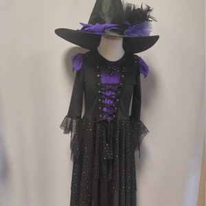 Customizable Witch Dress! Twirlable, Comfortable, Soft, Stretchy, Non-Itchy, Machine Washable! Hat not included!