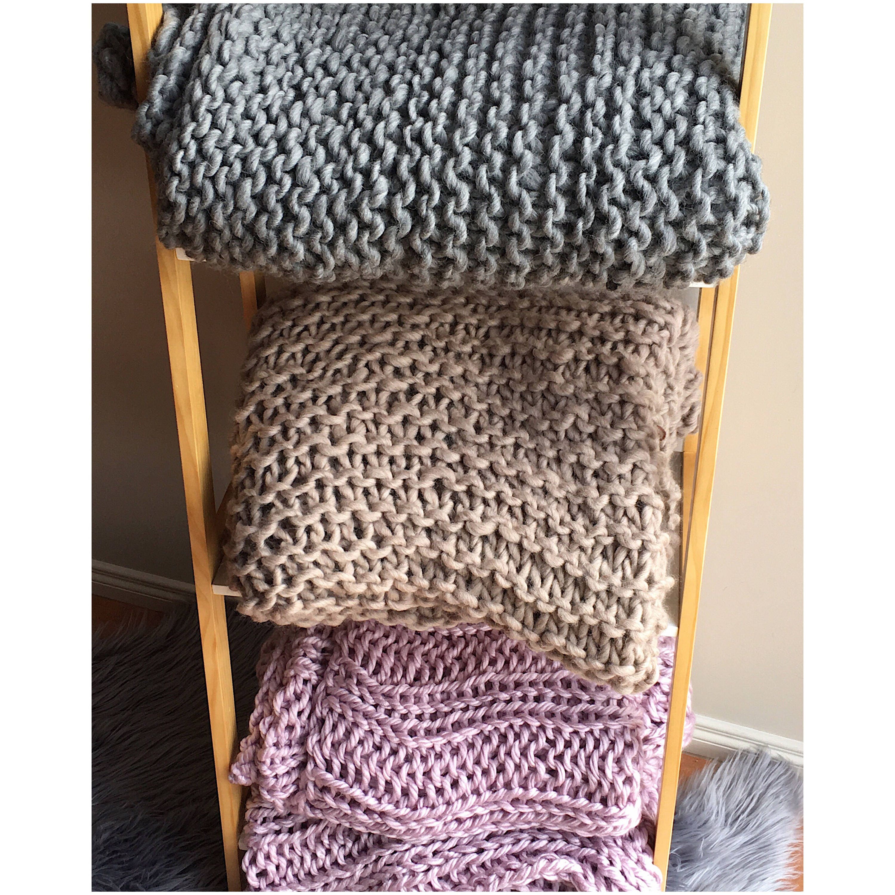 Handmade Knotted Blanket Throw Etsy