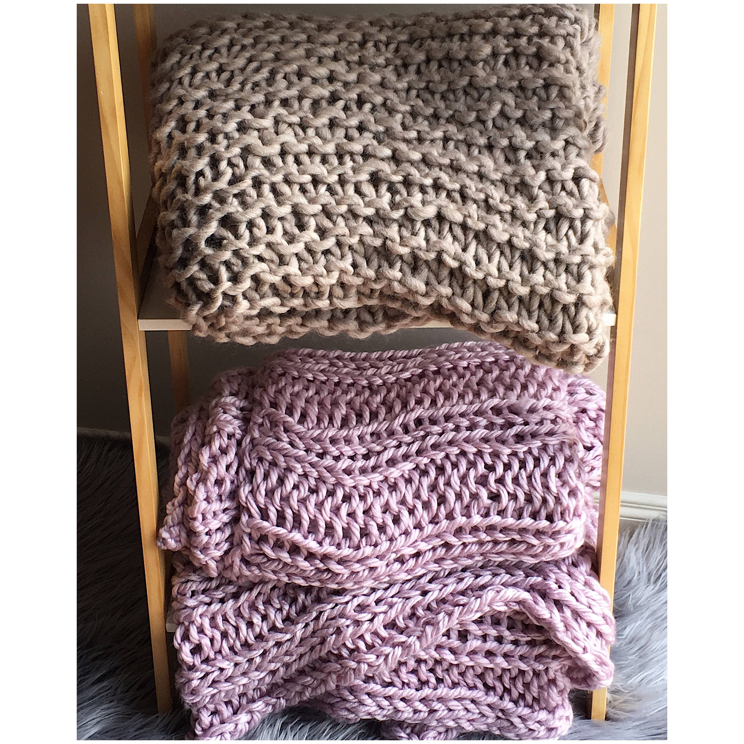 Handmade Knotted Blanket Throw Etsy