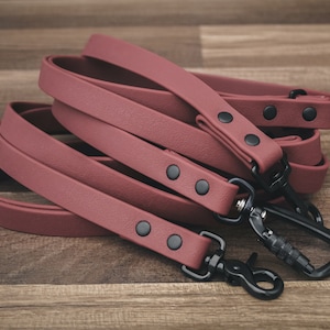 Onyx Merlot Red Wine Leash - Waterproof Dog Leash - Pet Leash