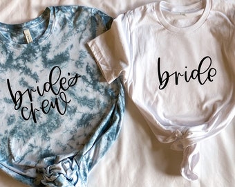 Tie Dye Bachelorette Party Shirt, Bridal Party Shirt, Bachelorette, Bridesmaid Shirt, Bachelorette Shirts, Bachelorette Party