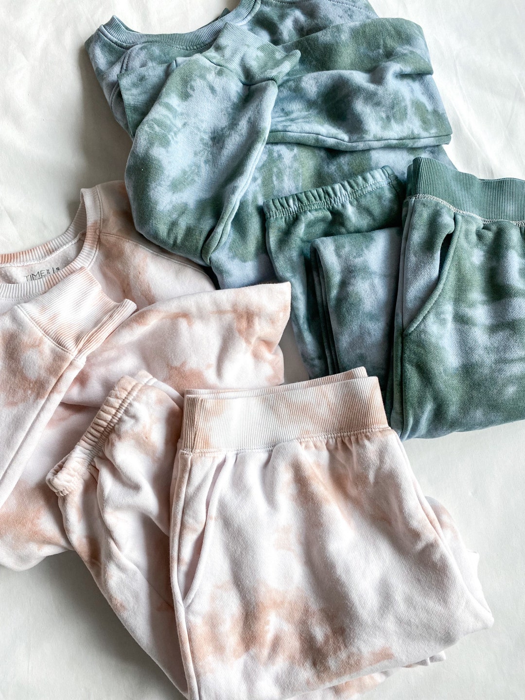 Tie Dye Matching Set, Sweatsuit, Sweatshirt, Sweatpants, Tie Dye, Cozy