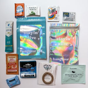 KARAQY Stayin' Alive Hangover Kit Sacs Vides Last Disco Hangover Kit De