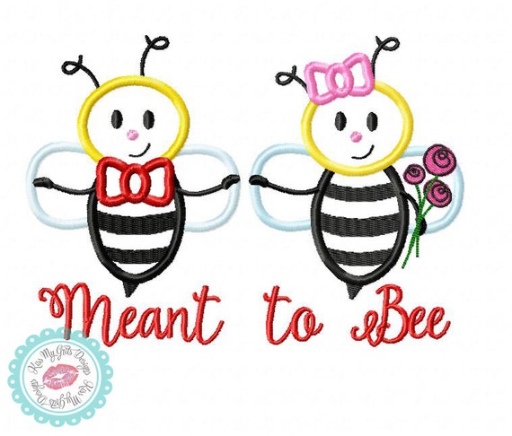 Hochzeit Bienen Bedeutete Bee Stickerei Applique Etsy