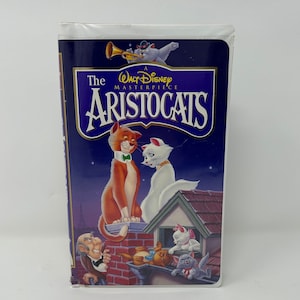 Vintage Disney VHS &quot;The Aristocats&quot;, Masterpiece Collection, jaren &#39;70, &#39;80, &#39;90, Katten, Musical, Animated, Disneyana
