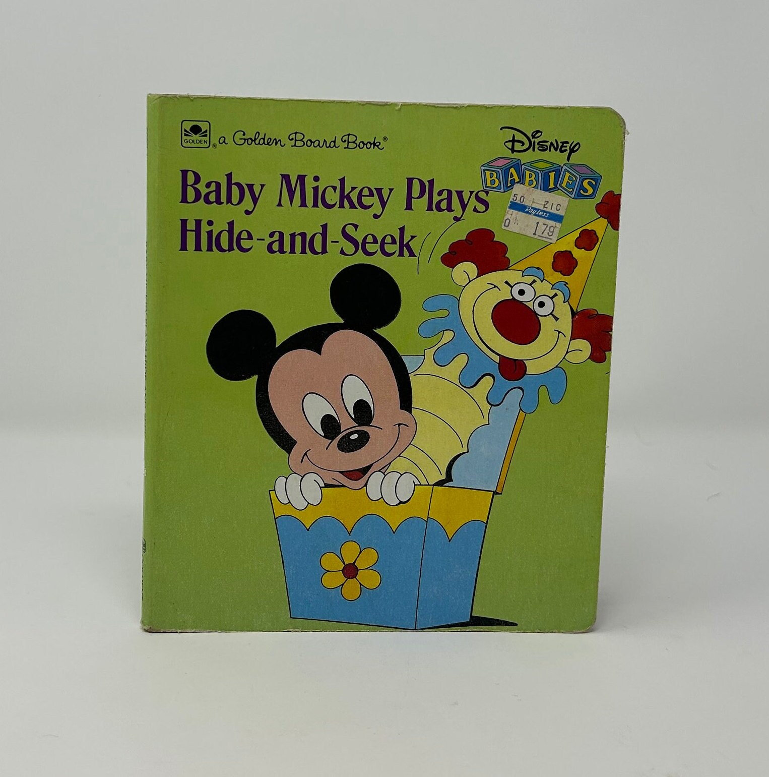 Vintage Baby Book, Baby Mickey Plays Hide-and-seek, a Golden Board