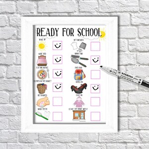 Boys School Routine Ready For School Editable Routine Etsy Boys School Routine Ready For School Editable Routine Etsy