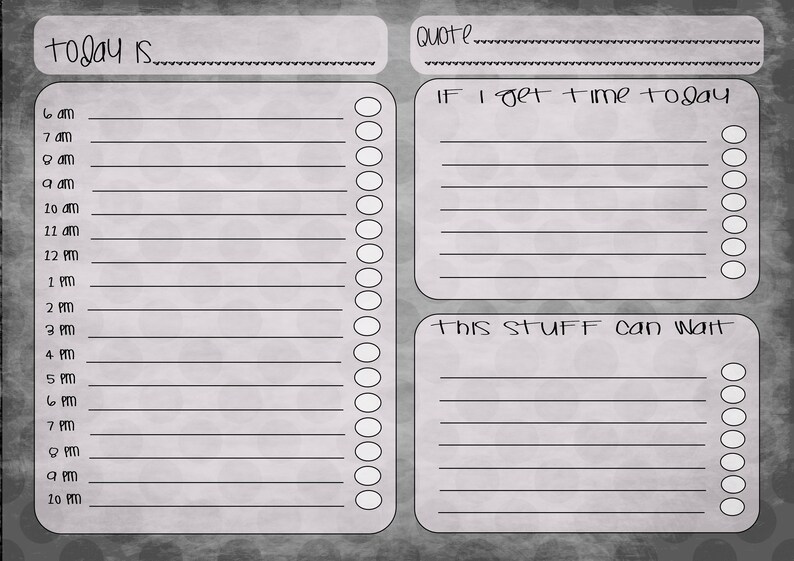Whiteboard To Do List Daily Schedule Dry Erase Family Etsy UK