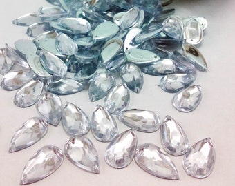 Teardrop Acrylic Rhinestones