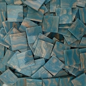 Resin mosaic tiles, 20x20 mm, Marble effect, Nigara