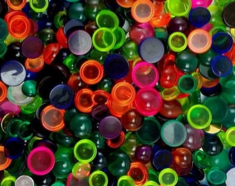 Clear colorful beads, embellishment