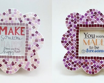 Mosaic picture frame