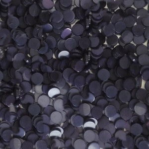 Resin mosaic tiles 10mm round, Glossy effect, Bluish Black