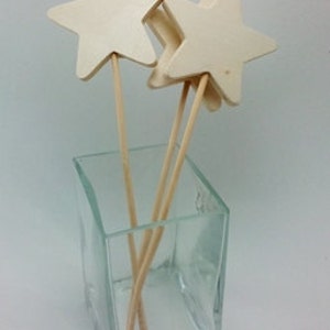 Unfertiger Holz Star Fairy Zauberstab