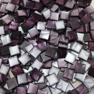 Resin mosaic tiles, 10x10 mm, Kerei effect, Sassa Fras