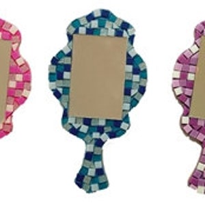 D.I.Y mosaic hand mirror- magnet kit