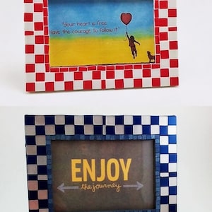 Mosaic picture frames for your happy moments