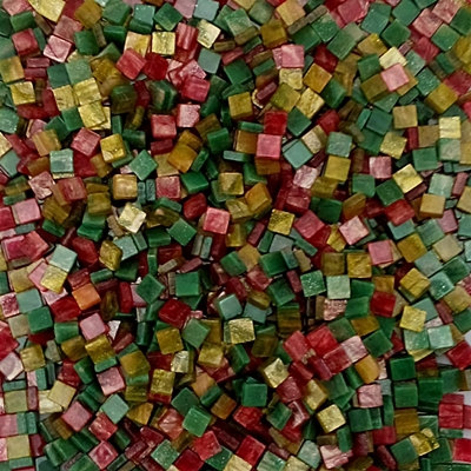 Resin Mosaic Tiles 5x5 Mm, Marble Effect, Garden Theme Mixes Etsy