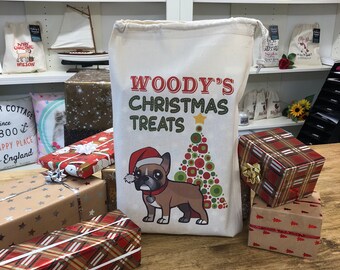 Personalised Dog Santa Sack Chihuahua Design