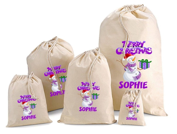Personalised sack bags sale