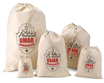 Personalised Eid Gift Bags - Various Sizes Available - Umar Design