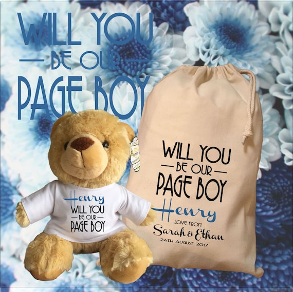 page boy teddy bear