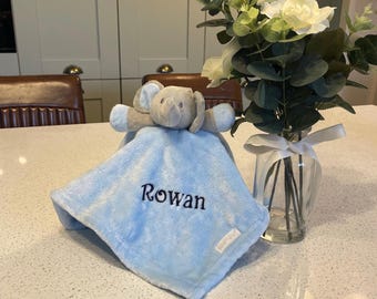 Personalised Elephant Comforter -New Baby