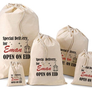 Personalised Eid Gift Bags - Various Sizes Available - Eman Design