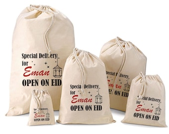 Personalised Eid Gift Bags - Various Sizes Available - Eman Design