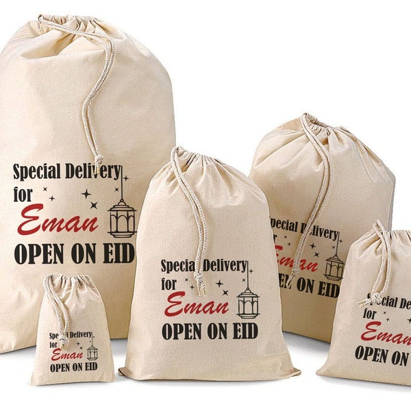 Pochettes cadeaux personnalisées pour l'Aïd - Différentes tailles disponibles - Eman Design