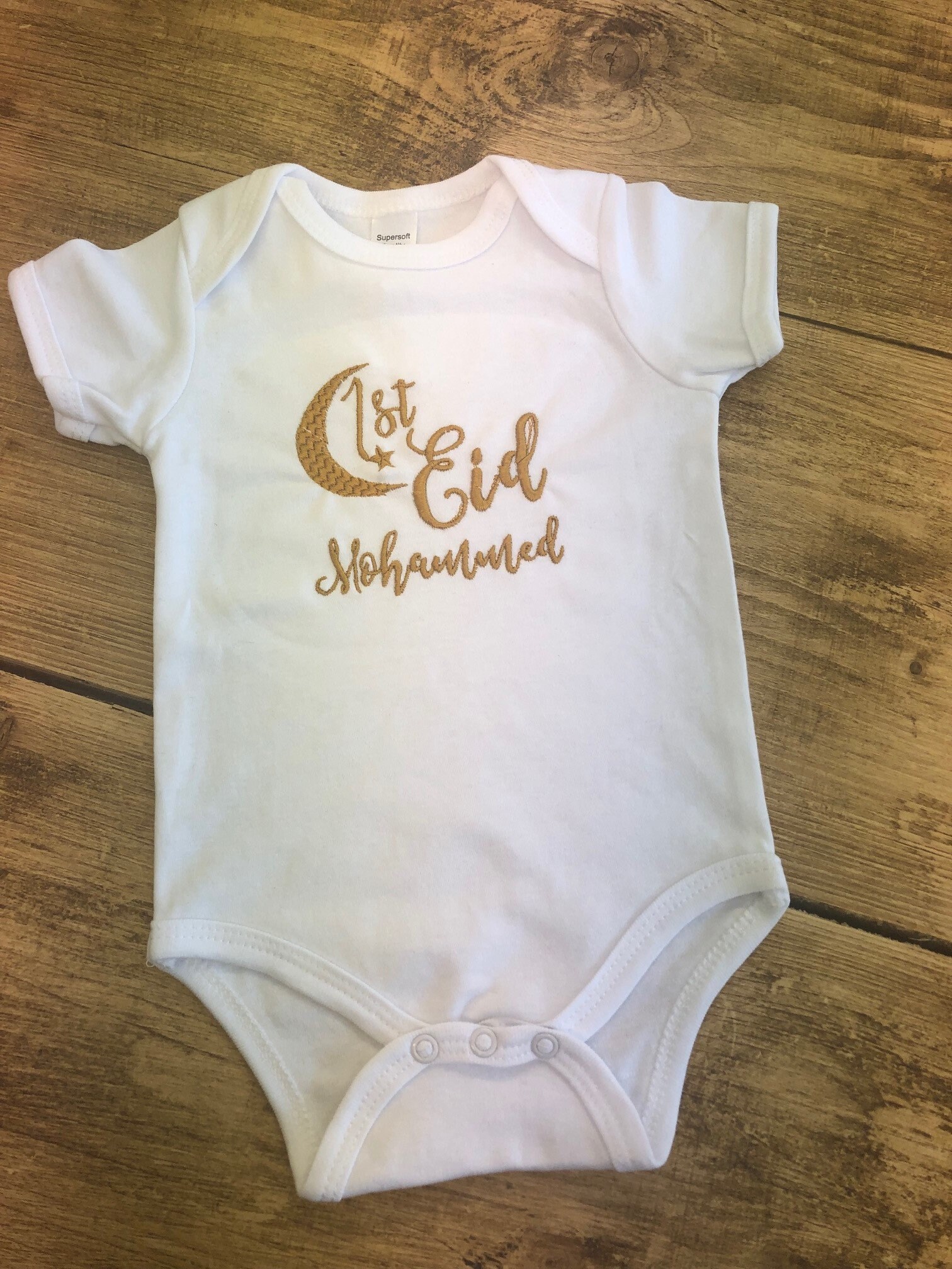 Baby Onesie Personalized baby onesie Meri Pheli Eid Custom Baby Onesie