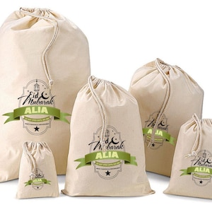 Personalised Eid Gift Bags - Various Sizes Available - Alia Design
