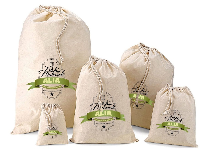 Personalised Eid Gift Bags Various Sizes Available Alia | Etsy