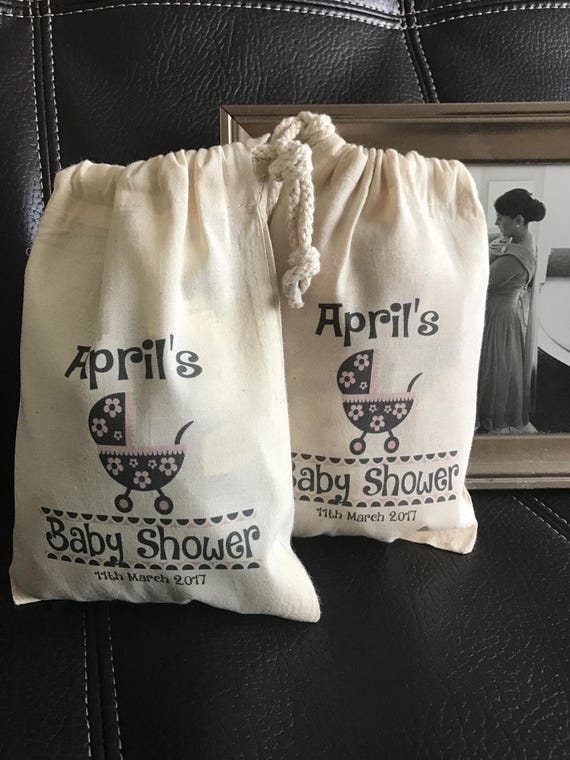 personalised baby shower gift bags