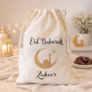 Personalised Eid Gift Bags - Various Sizes Available - Zaheer Design - New Colours Added image 2