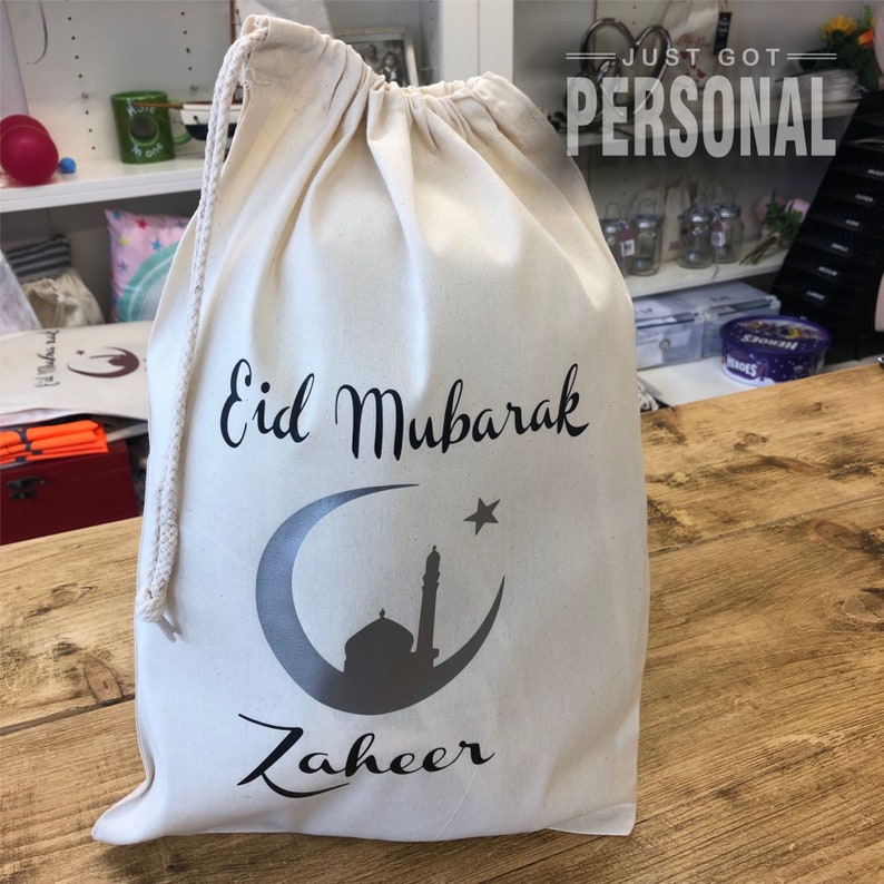 Personalised Eid Gift Bags Various Sizes Available Zaheer Etsy