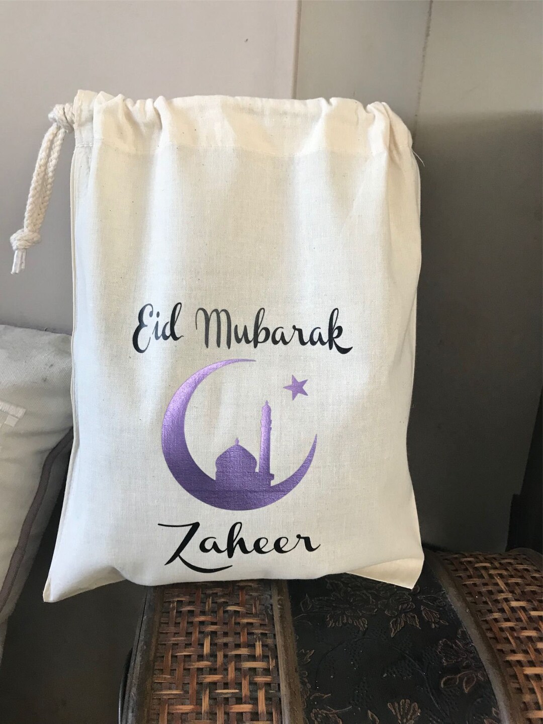 Personalised Eid Gift Bags Various Sizes Available Zaheer Etsy