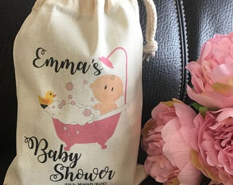 Personalisierte Babypartygeschenktasche - Andenken Cotton Sack Emma