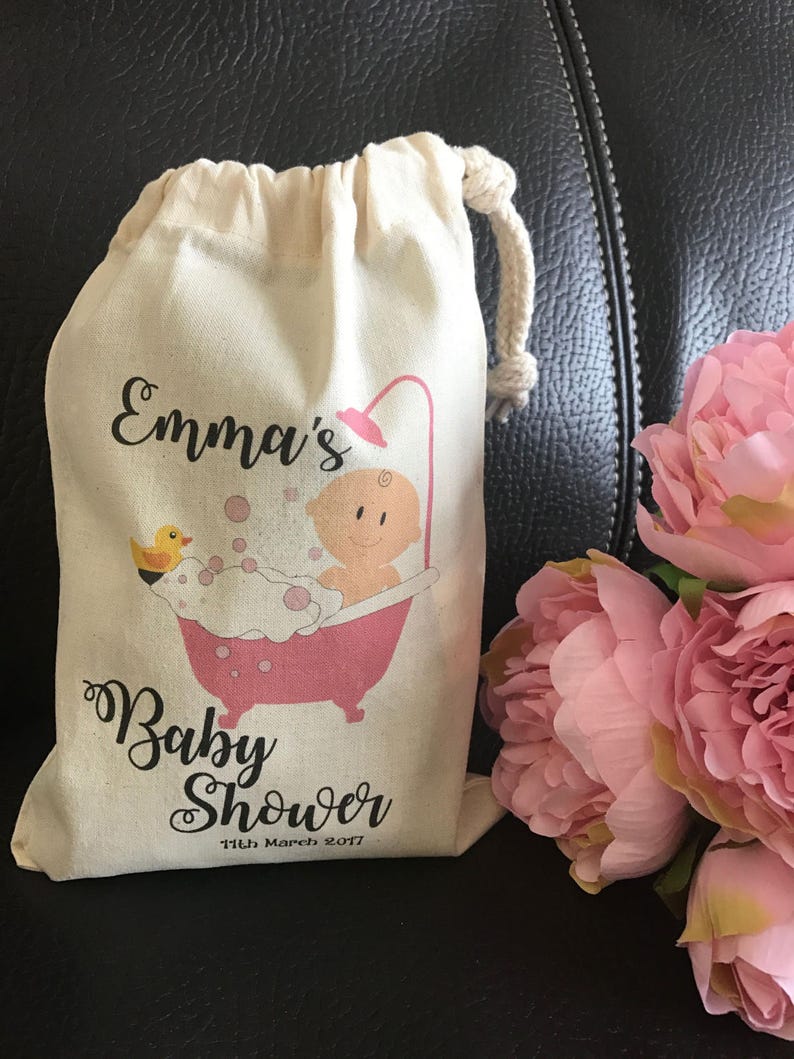 personalised baby shower gift bags