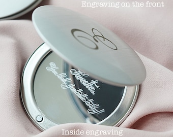 Personalized pocket mirror | Gift for her