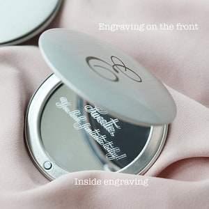 Personalized pocket mirror | Gift for her