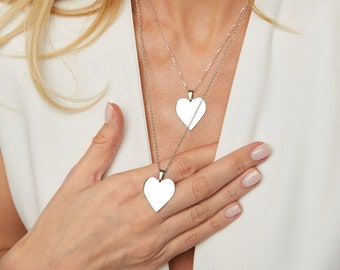 Collier de coeur personnalisé