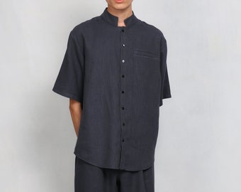 Abstracte kaart - mao-shirt