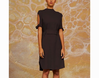Olive tree - minimal dress with belt