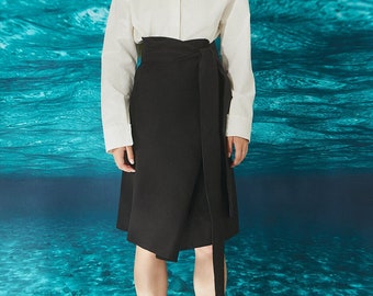 Sapphirina - skirt with side pleat