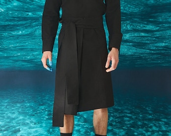 Sapphirina - men's skirt with side pleat