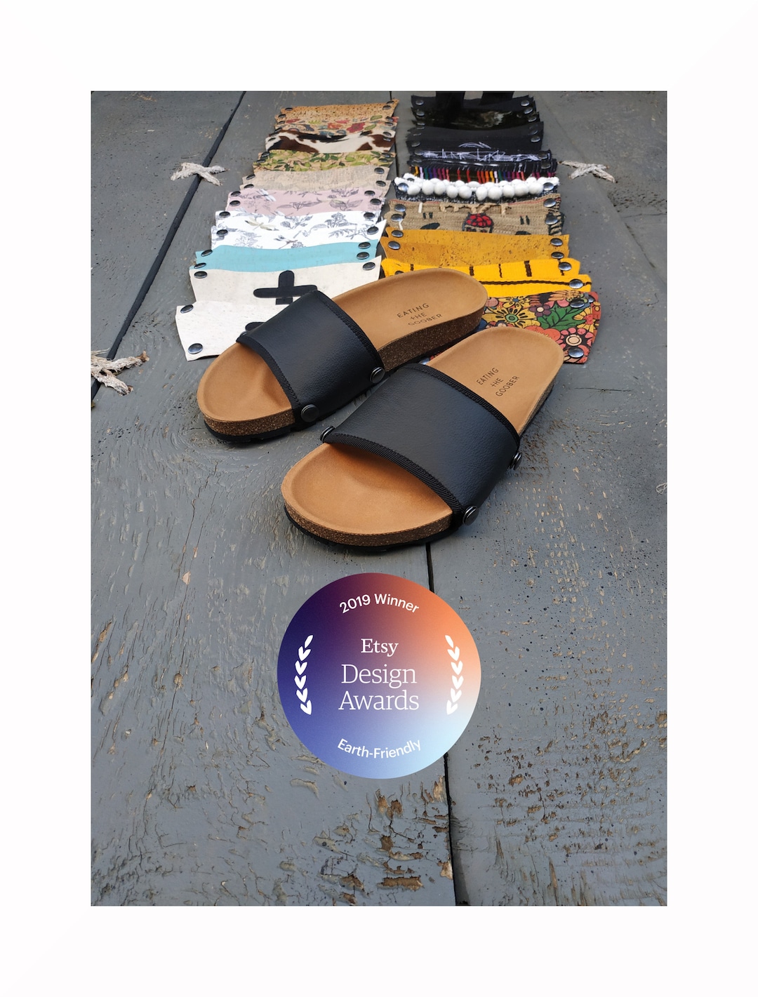 The Ethical Magic Sliders, Upcycled Sandals Made From Recycled
