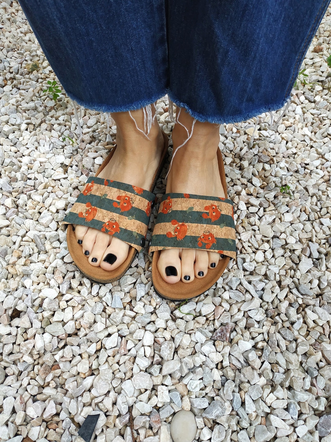 Sailor Crab Covers for the 'ethical Magic Sliders' Made of Cork