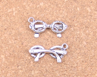 10 Silver all Coloured Horse Charms for Crafts Cards Favours Bracelet